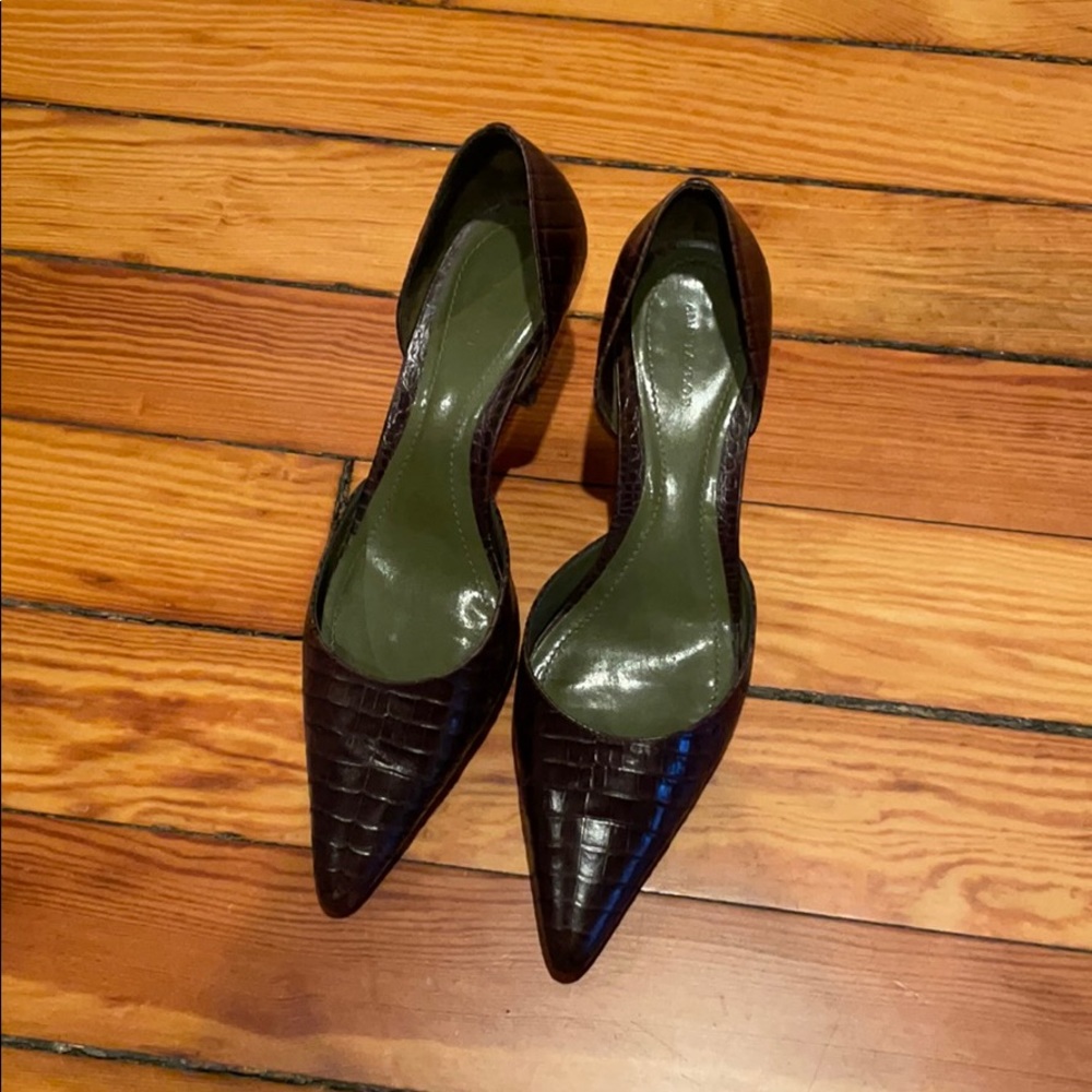 COPY - Ann Taylor chocolate brown pumps 8.5